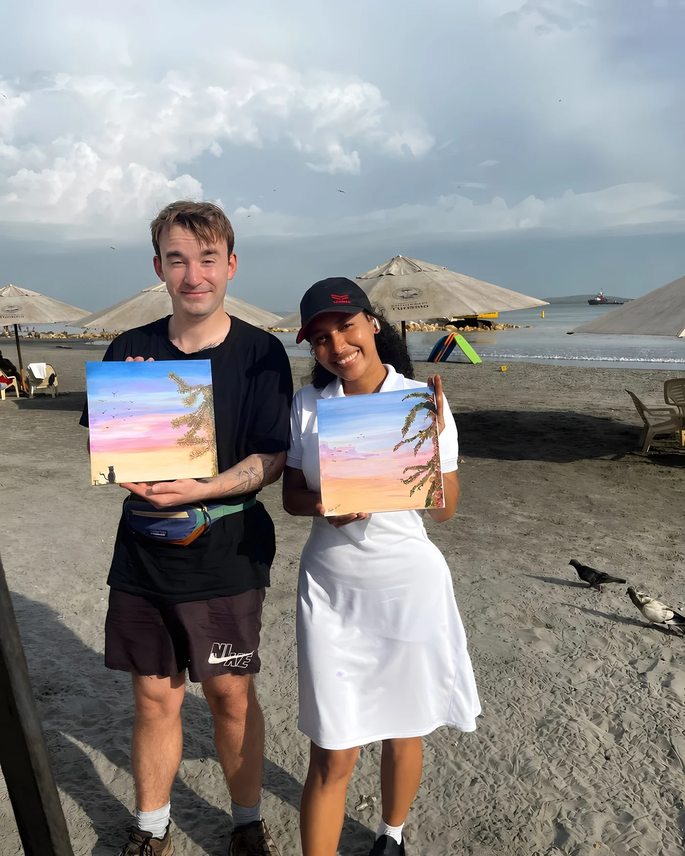 Arte y Brunch frente a la playa